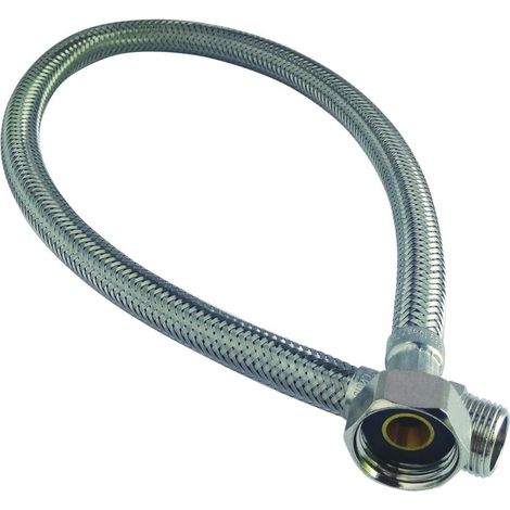 Hygieneschlauch – 3/8"-außengewinde Mit 1/2"-drehmutter – L = 500 Mm – Dn8