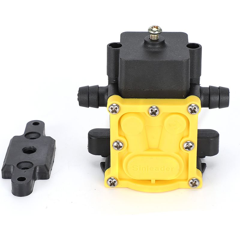 12-v-membrandruckpumpe Für Landwirtschaft Und Garten, Elektrische Sprühgeräte, Wasserpumpenzubehör, Rückflussverhinderer Typ D, Langlebiger Doppelschlauchanschluss, Dauerbetrieb