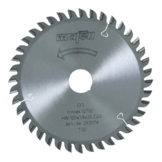 Sägeblatt 120 x 20 mm MAFELL - Z24 - speziell Laminat - für KSS 300 - 92578