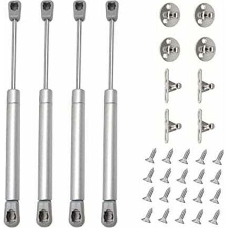 Stück Gasdruckfeder 60n Hydraulik-möbeldämpfer Türdämpfer Für Schränke, Kleiderschränke, Bücherregale Und Möbel (4, 60n)