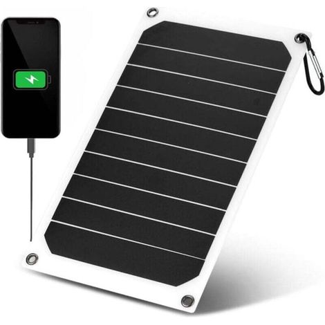Solarpanel, 10w 5v Solarladegerät Für Mobiltelefone, Solar-powerbank, Ip64 Wasserdichtes Solarladegerät Für Den Außenbereich