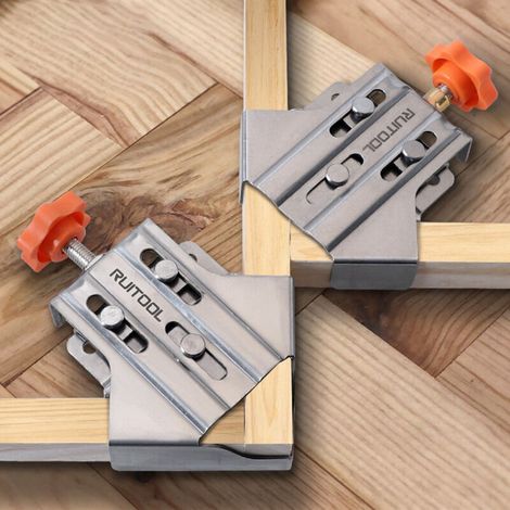90°-klemmwinkel Aus Edelstahl – Schnelle Befestigung Von Holzplatten – Professionelles Holzbearbeitungswerkzeug