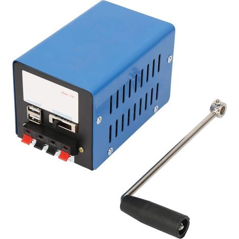 20-w-handkurbelgenerator – Tragbarer Usb-generator Für Notfälle – Kompaktes Und Leichtes Design – Ideal Für Camping Und Rettungseinsätze