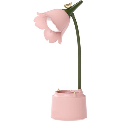 Led-schreibtischlampe Für Kinder – 3 Einstellbare Lichtmodi – 360° Flexibler Schwanenhals – Usb-aufladbar – Augenschutz