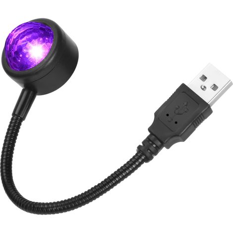 Usb-autodachleuchte, Romantische Mini-innenraumleuchte Mit Led-usb-licht, 4 Farben Und 9 Einstellbaren Modi, Plug-and-play-usb-lampe Für Stimmungsvolle Dekorationen/auto/zuhause/partys