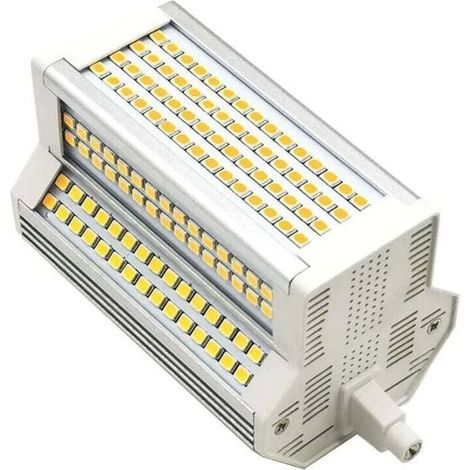 R7s 50w Led-lampe, Warmweiß, Dimmbar, 3000k, Blauer Sockel, J118-sockel, 118 Mm, 4,64", 5000 Lm Led-strahler, Entspricht 500w Halogen, Stehlampe, 200° Abstrahlwinkel, Für Den Innenbereich