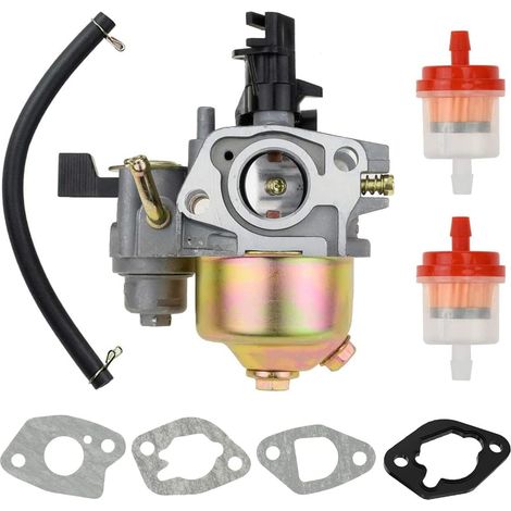 Vergaser Für Honda Gx120, Gx160 Und Gx200 Motoren (5,5 Ps Und 6,5 Ps) – Kompatibel Mit Coleman, Lifan Und Loncin – Inkl. 1 Dichtung Und 2 Kraftstofffiltern
