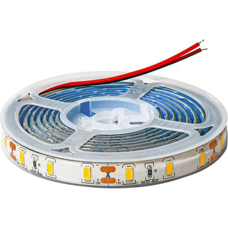 12-v-led-streifen, 2 M, Smd 5630, Warmweiß (3500 K), Ip65 Wasserdicht, Insgesamt 120 Leds, Led-lichtleiste Für Schlafzimmer, Küche, Werbedekoration