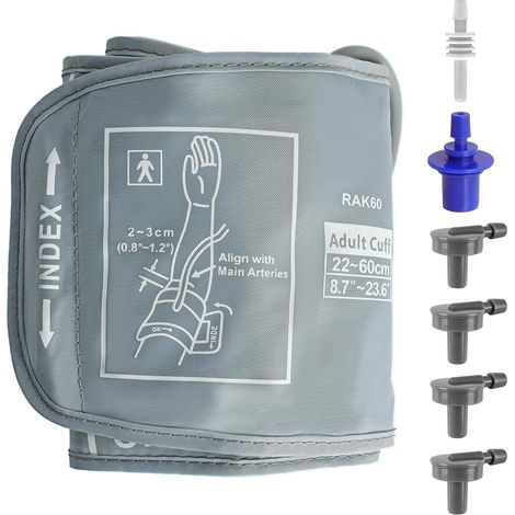 Blutdruckmanschette 22-60 Cm Nylon 6 Armadapter Für Erwachsene