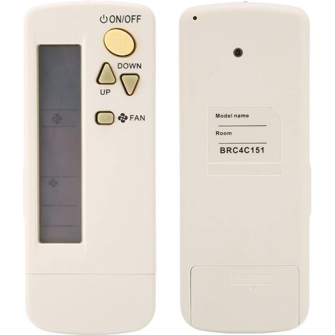 Fernbedienung Für Klimaanlage, Brc4c151, Große Ergonomische Tasten, Abs, Daikin Brc4c151 Brc4c152