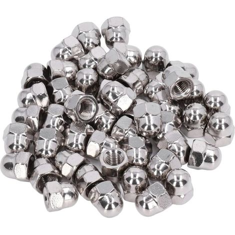 100-teiliges Edelstahl-blindmuttern-set, Muttern, Edelstahl-zubehörset, M3-sechskantkappen-sortiment Für Wartung Und Reparatur (316)
