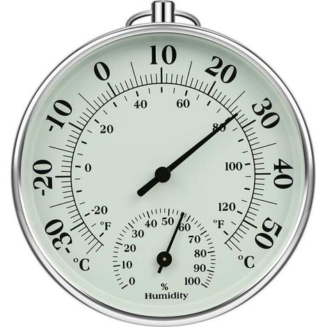 10 Cm Innen-/außenthermometer Mit Innen-/außen-hygrometer – Lufttemperaturmonitor Für Klimaanlagen