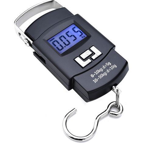 Elektronische Präzisions-reisegepäckwaage, Schwarz
