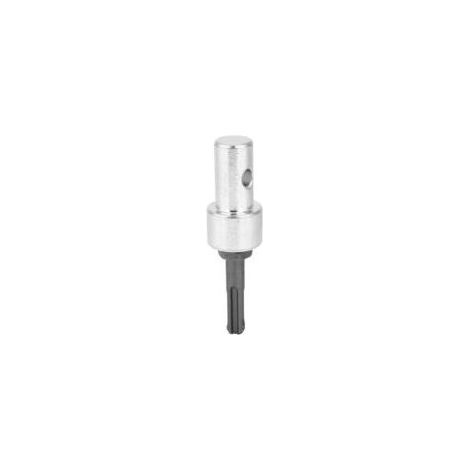 House-elektrobohrmaschinenadapter Für Gartenerdbohrer, 2-loch-erdbohreranschluss Für Sds Plus Akku-bohrmaschinen, Schaftbohrer (105 X 19,6 Mm)