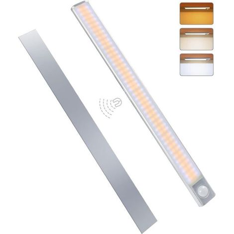 160-led-schrankleuchte – Bewegungssensor – Helligkeit Und Farbe Einstellbar – Usb-aufladbar – Einfache Installation – 160 Leds – 40 Cm – 1 Stück