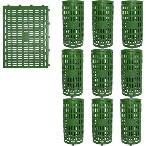 10er-packung Schutzhüllen, Dehnbares Netzgewebe, Rindenschutz, Verstellbar, Für Garten Und Setzlinge