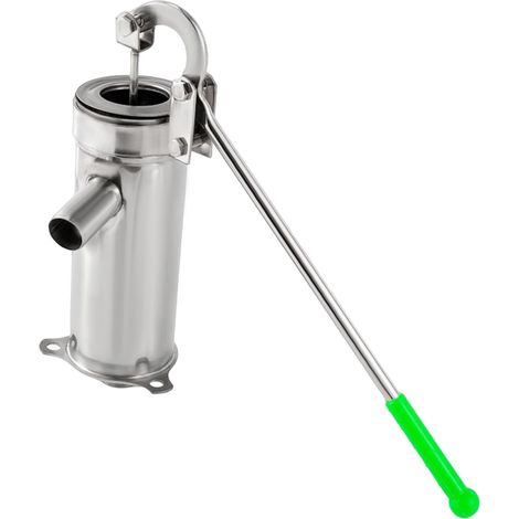 Handpumpe, Edelstahl, Tiefe 8 M, Ergonomischer Griff, Für Garten Und Haus