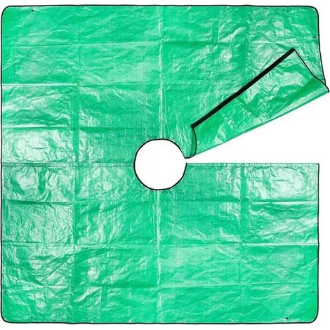 Polypropylen-gartenplane Mit Druckknöpfen Zum Sammeln Von Laub Und Zum Beschneiden Im Freien