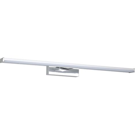 Galenzana-e Led-spiegelleuchte, Wandleuchte, Badezimmerbeleuchtung, Schminktischleuchte, Metallstreifen In Chromoptik, Neutralweiß, Ip44