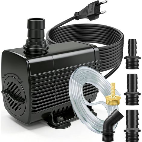 Springbrunnenpumpe 50w 2600l/h Überhitzungsschutz 3m Kabel Hydroponik-teich