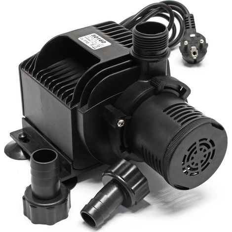 Teichpumpe, Fördermenge 4000 L/h, 65 W, Förderhöhe 3 M, Für Poolfilter, Springbrunnen, Garten