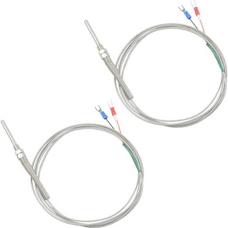 Thermoelementfühler, Typ K, Edelstahl 304, Messbereich 0–800 °c, 2 M Kabel, 5 Mm Durchmesser, Für Industrielle Anwendungen