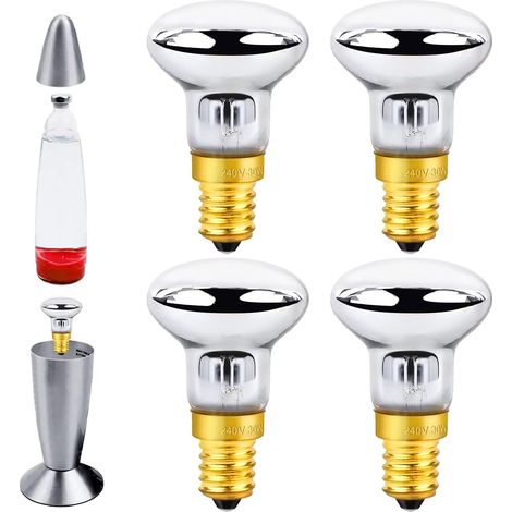 30w E14 R39 Reflektorlampe, Warmweiß 2700k, 340lm, R39 Sockel, Ac220-230v, Für Heizblasen-, Raketen- Und Glitzerlampen