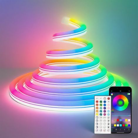 Led-streifen Mit 840 Leds, Bluetooth, Schutzart Ip67, 24-v-adapter, Garten- Und Terrassendekoration