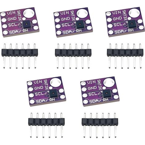 Stück Temperatur- Und Feuchtigkeitssensoren, I2c-schnittstelle, 3,3-v-digitalausgang, Für Arduino