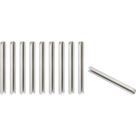 Federbolzen, 10 Stück, 8,4 Mm X 80 Mm (5/16" X 3-1/8"), Edelstahl 304, Für Heimwerkerarbeiten, Autoreparaturen, Maschinenbau, Silber