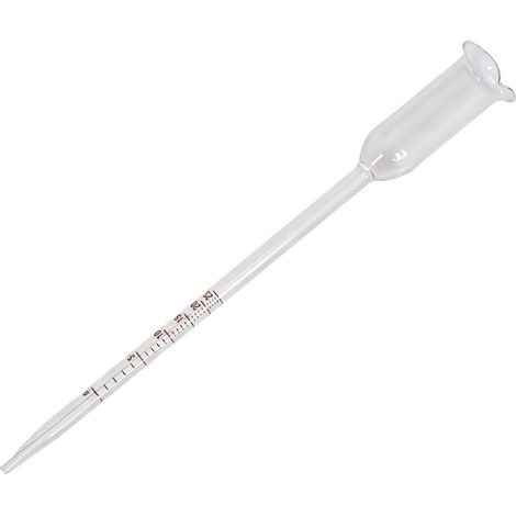 Vinometer, Messbereich 0–25 %, Glas, Wein, Bier, Obst