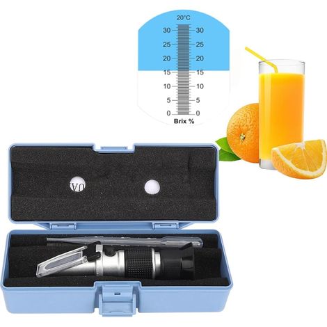 Manuelles Refraktometer 0-90% Brix, Atc-funktion 10-30°c, Für Honig, Sirup Und Melasse