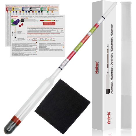Hydrometer, Dichte 0,990–1,160, Brix-skala 0–35, Alkoholgehalt 0–20 %, Für Bier Und Wein