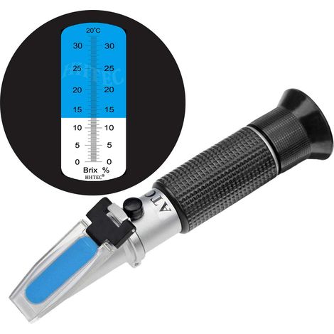 Refraktometer 0–32 % Brix, Atc, Präzise Messung, Saft, Wein, Bier