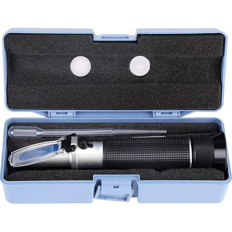 Refraktometer, Alkoholtester 0–80 %, Tragbares Gerät, Spirituosenmessgerät, Professioneller Gebrauch