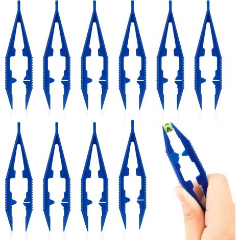 Set Mit 10 Perlenclips, Leichter Kunststoff, 10 Cm, Präzise Spitze Für Bastelarbeiten, Elektronik Und Haushalt