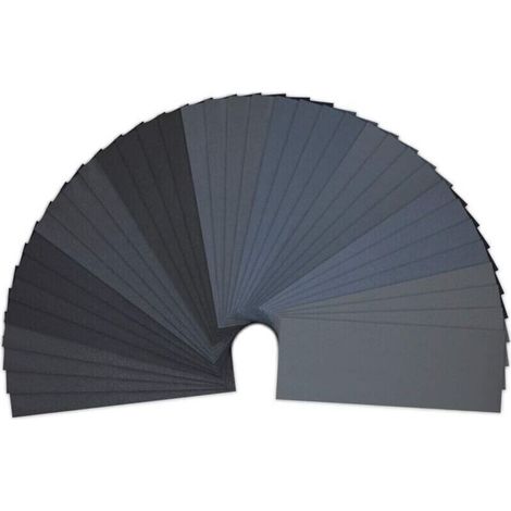 Packung Mit 36 Blatt Schleifpapier, 23 X 9,3 Cm, Schleifpapier Für Trocken-/nassschleifen, Körnung 400/600/800/1000/1200/1500/2000/2500/3000 (4 X 9)