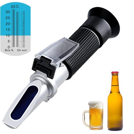 Brix Refraktometer, Doppelskala, Atc-funktion, Zum Brauen Von Bier Und Wein
