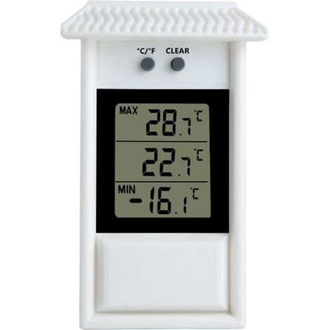 Gartenthermometer, Innen- Und Außenthermometer, Kühlschrankthermometer, Digitales Gewächshausthermometer, Digitales Thermometer Mit Min-max-anzeige