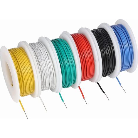 Rollen 30 Awg Verzinntes Kupfer-pvc-überbrückungskabel, 30 Meter, Für Elektronik