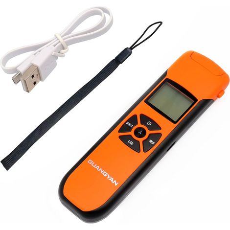 Mini-lichtwellenleiter-leistungsmesser -70 ± 10 Dbm, Lichtstärkemesser Für 7 Kalibrierte Wellenlängen, Tragbar, Hochpräzise, Wiederaufladbar
