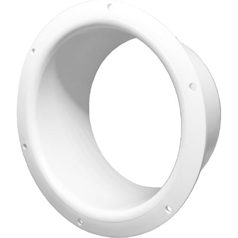 X 150 Mm Wandflansch, Pvc-fitting, Für Lüftungskanäle, Für Den Innen- Und Außenbereich