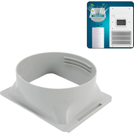 Klimaanlagen-abluftadapter, 150 Mm Quadratisch, Abs, Für Tragbare Fenster