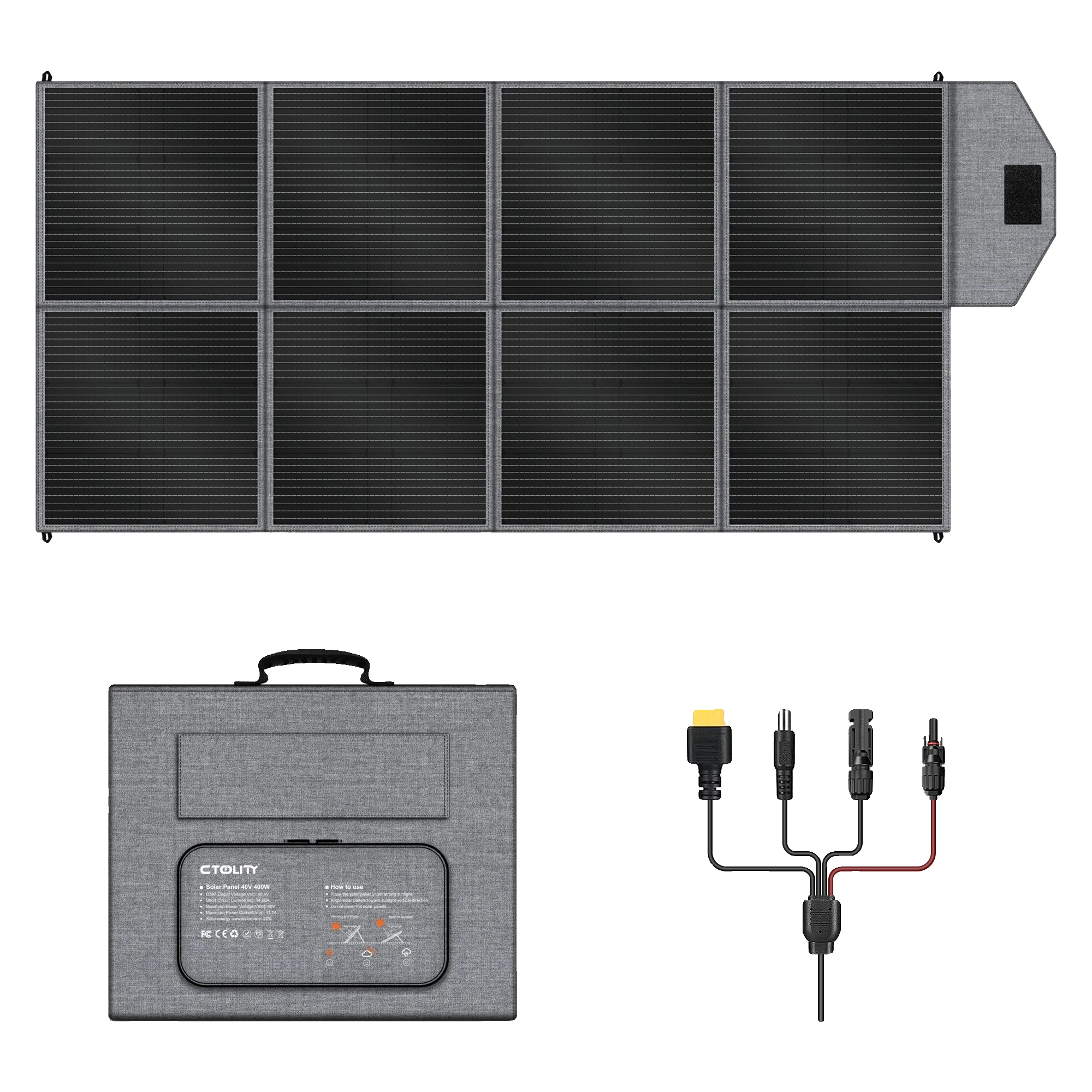Solarpanel, Faltbar, Wasserdicht, Sp400-etfe