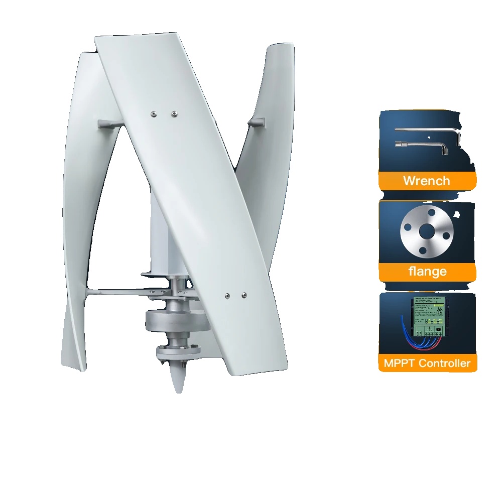 Windkraftanlage, Niedrige Anlaufdrehzahl, Robuste Bauweise, 3-kw-mppt-regler, 24 V