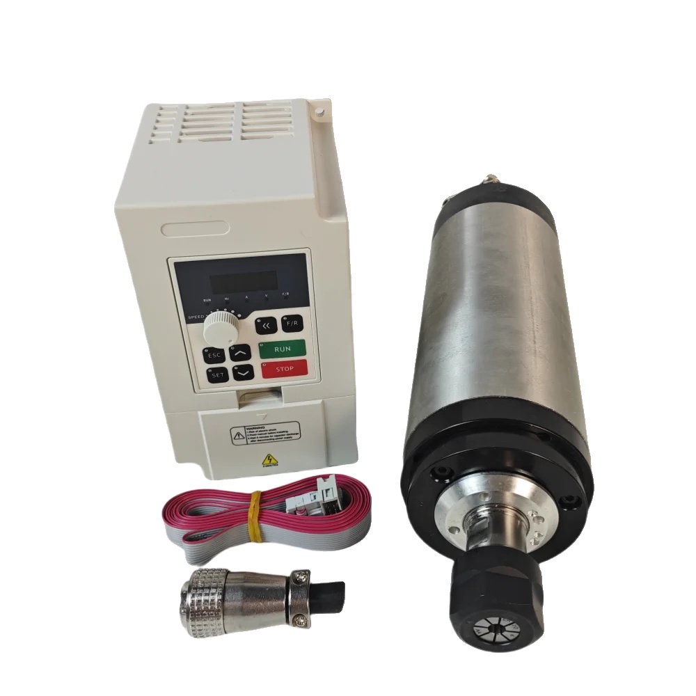 2,2 Kw Luftgekühlter Spindelmotor, Hohe Drehzahl Bis Zu 24.000 U/min, Kompakte Bauweise 80 X 230 Mm