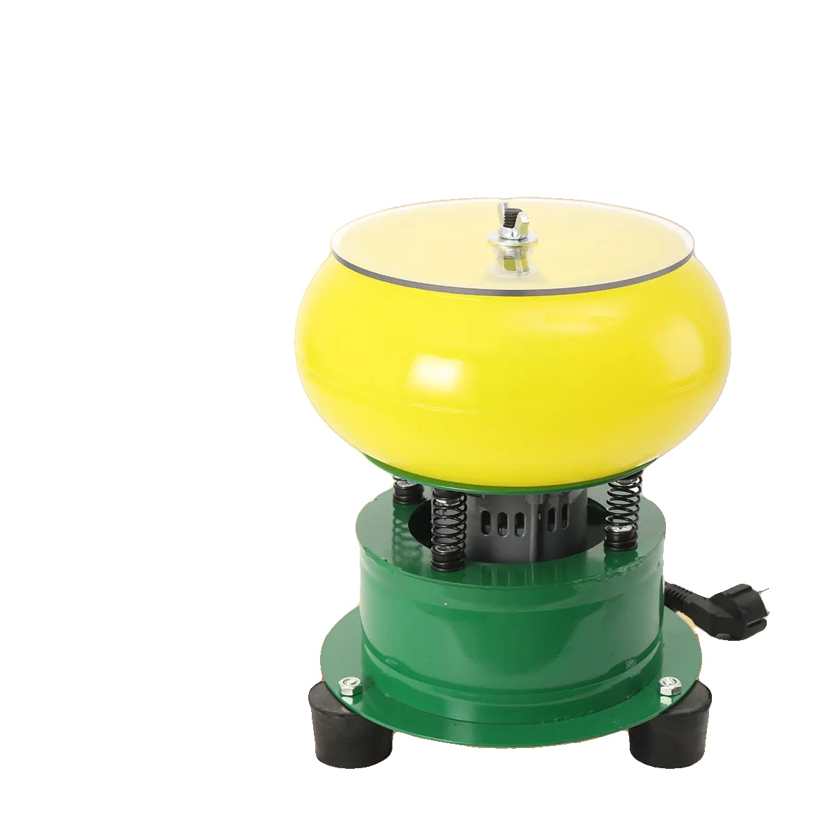 Schmuckpoliermaschine, 100-w-motor, Abmessungen 20,5 X 20,5 X 31 Cm, Grün Und Gelb, Nettogewicht 7,2 Kg, Geeignet Für Verschiedene Materialien