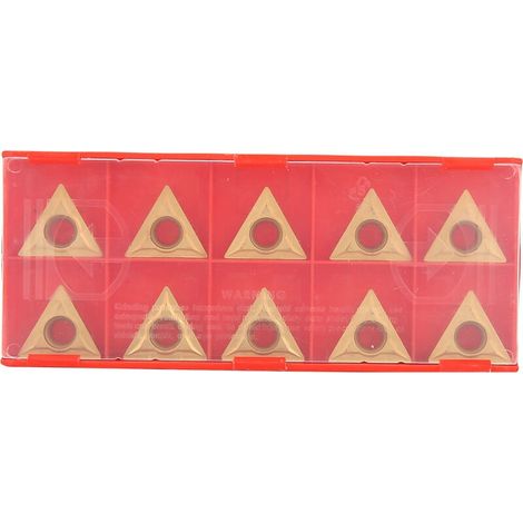 Dreieckige Hartmetall-trennscheiben, 10 Stück/box, Schlagfeste Wendeschneidplatten Tcmt 16t304, Für Halbfertigoberflächen