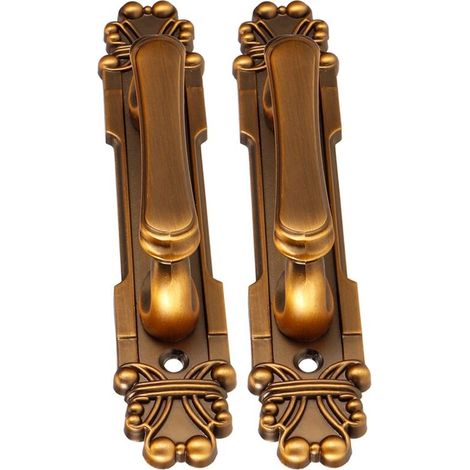 Set Aus 2 Antiken Türgriffen Im Europäischen Stil Aus Zinklegierung, Möbelbeschlag-zubehör