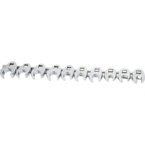 Satz Mit 10 Maulschlüsseln, Metrische Größen Von 10 Bis 22 Mm, Für 3/8"-ratschen